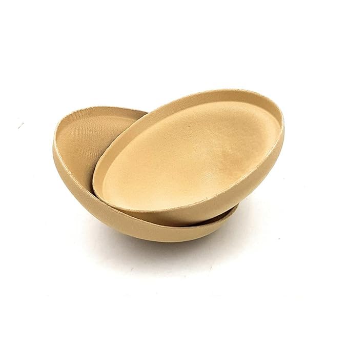 snehprabha Women's Cotton Cup Bra Skin Colour Pads Padding Inserts Anti-Cancer Sponge Foam Push Up Bra Pads Enhancer Chest Cups Breast Bra Bikini Swimwear Inserts Chest Pad-picture-34