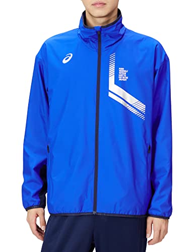 [アシックス] トレ－ニングウェア LIMO裏トリコットブレーカージャケット 2031D590 メンズ 401(イリュージョン ブルー) 2XL