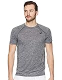 New Balance Men's Tenacity Short Sleeve, Heather Charcoal , Large