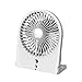 Wentylator do lampy biurkowej Wentylator USB Wentylator do lamp stołowych Podwójne zastosowanie Led Mini wentylatory stojące białe 24 * 19 * 6cm