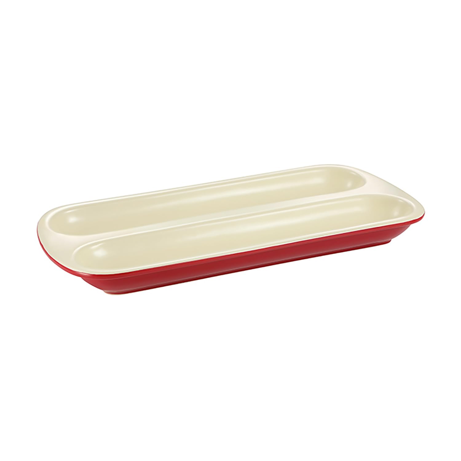 Tescoma 622218 Moule à baguettes en céramique avec livre de recettes, 18,2 x 38,8 x 4,1 cm, ligne Delícia