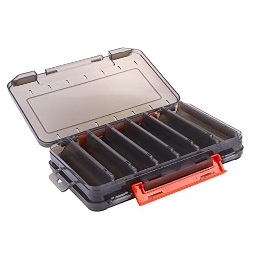 Garneck 1Pc Fishing Double Sided Bait Storage Case for Hooks and Durable Material Accessory for Fishing Enthusiasts Black Buckle Color Random Color