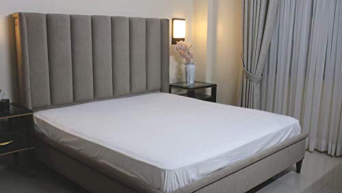 King Size Fitted Sheets Only - Deep Pocket White Sheets Bulk 6 Pack For Home, Air Bnb Essentials, Massage Table, Hospital Bed - Made Of Microfiber Fabric For Soft Feel #TOP4