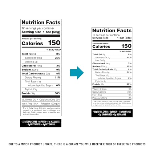 Quest Nutrition Crispy Cookies & Cream Hero Protein Bar, 18g Protein, 1g Sugar, 3g Net Carb, Gluten Free Protein Snack, Keto Friendly, 12 Count image 8