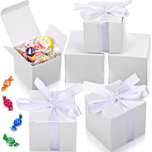 Zhehao 200 Pack White Gift Candy Box, 2 x 2