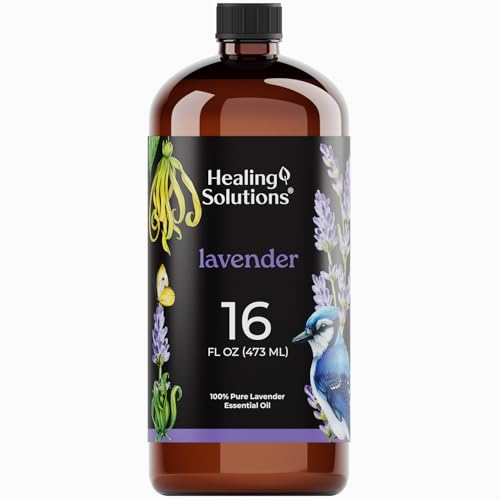 Aceite Esencial de Lavanda Healing Solutions 16 Fl Oz miniatura 1