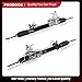 PHOBOOS Hydraulic Power Steering Rack and Pinion Assembly Compatible with Nissan Altima 2007-2013 (exclude hybrid), New Unit, Leak Resistance, Direct Fit, Ref. 26-3038