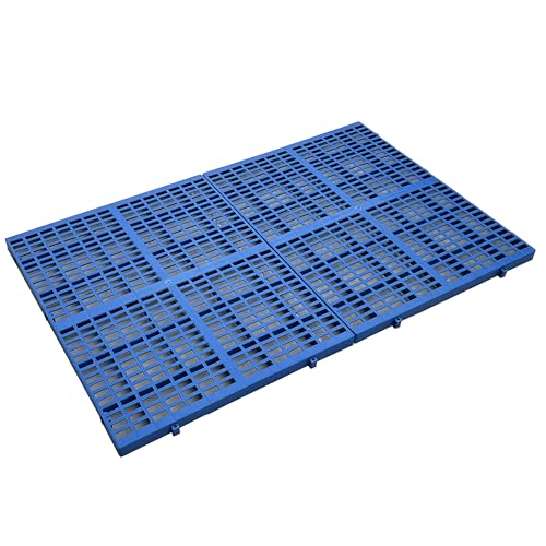 FoQualy Blue Alfombrilla de jaula/almohadilla para Foot pad. Floor Fence Dog Crate (LSDB42in)