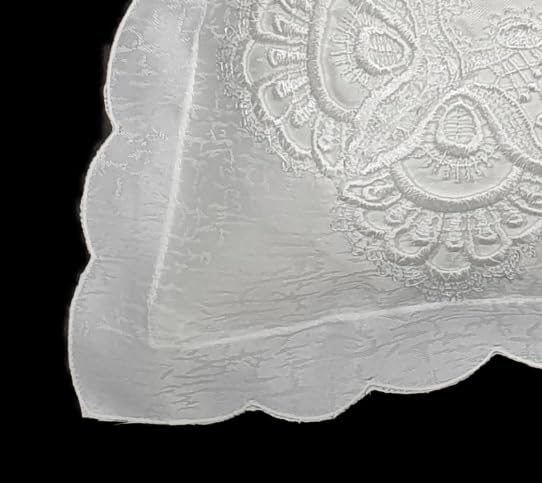 Bronze Spitzendecke Spitze Altweiss #8139 Tischläufer Mitteldecke Tischband (30x70cm Eckig)