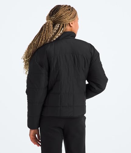Image of THE NORTH FACE Girls Reversible Shasta Full Zip Jacket | Puffer Coat With Synthetic Insulation, Fleece Lined, Water Repellent