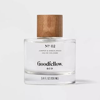 Goodfellow & Co No. 2 Juniper & Sandalwood Men's Cologne, Trial Size, 3.4 fl oz (Pack of 1)