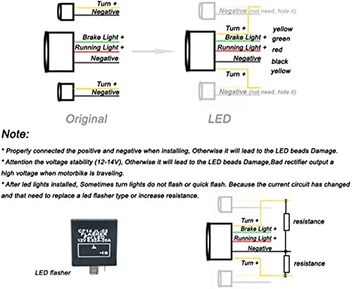 Image of MZS Motorcycle Tail Light LED Integrated for EX250 EX 250 2008-2012