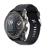 t3 gurte hinten nachrüsten Batteriekapazität:  HWJ T3 Dual Display Smart Watch für Männer IP68 wasserdichte Fitness Armband 15 Tage Standby Business Smartwatch Activity Tracker (Schwarz), Liqingshangmao. (Color : Gray)