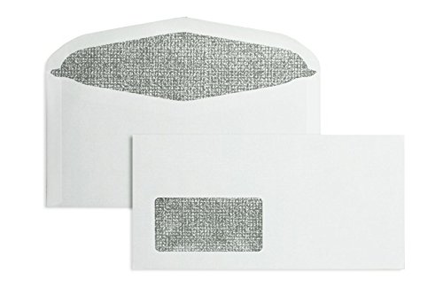 Kuvertierhüllen DIN C6/5, 114 x 229 mm, mit Fenster, 1000 Stück, Weiß