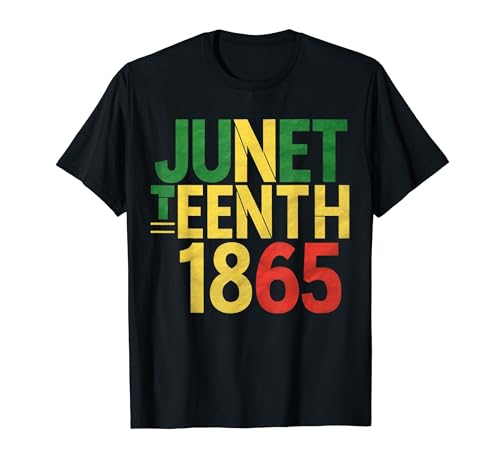 1865 Juneteenth Celebrate African American Freedom Day Women Camiseta