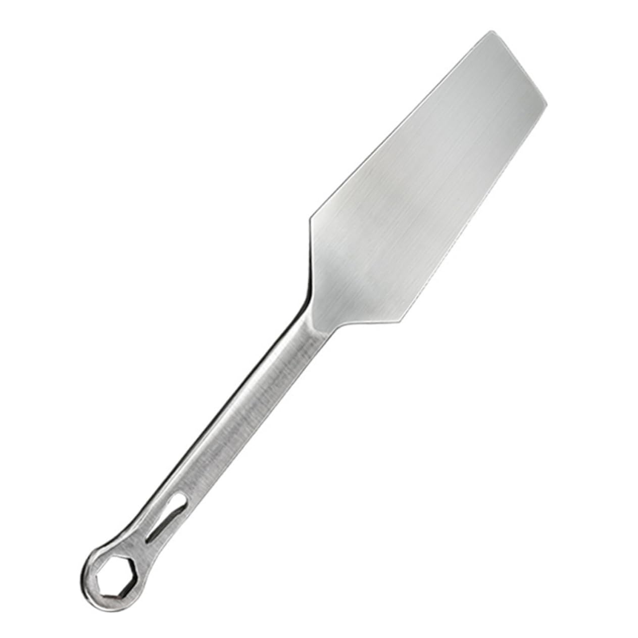 STOBOK Maurerkelle aus Edelstahl mit Ergonomischem Griff und Nivellierfunktion Multifunktionale Messkelle für Präzises Verputzen und Fliesenlegen im Bauwesen