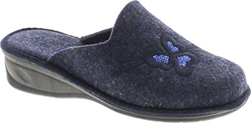 Womens 12017 Natural Wool Cozy House Slippers Made In Europe