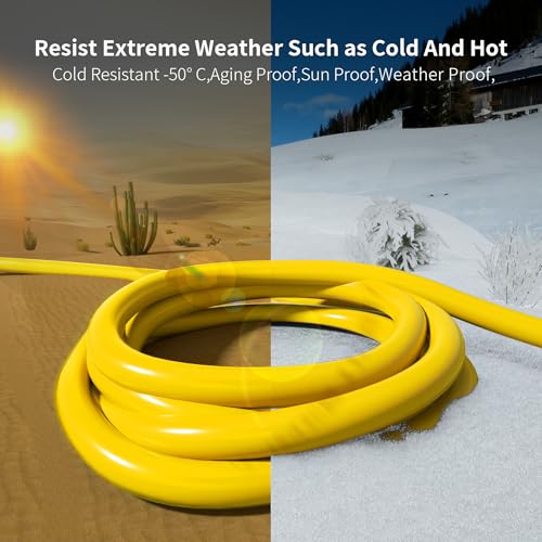 Image of HUANCHAIN 14 /3 Gauge 50FT Heavy Duty Outdoor Extension Cord Waterproof