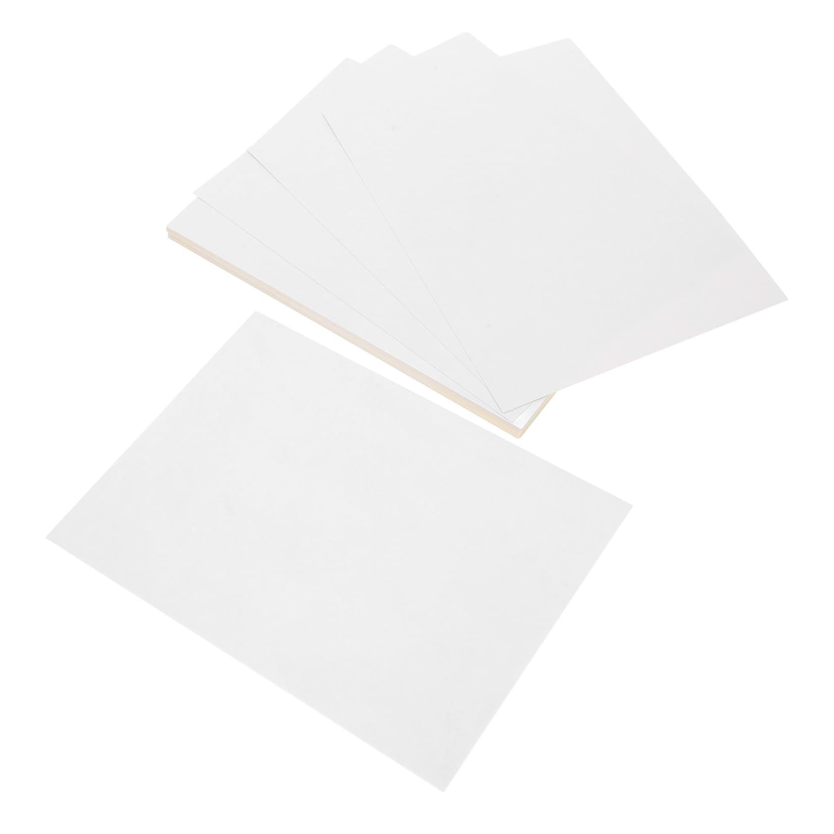 Garneck 150 Pezzi Etichette Adesive per Etichette Stampabili Aziendali per Inventario per Indirizzi Adesivo Forte Carta Opaca Bianca Spessa