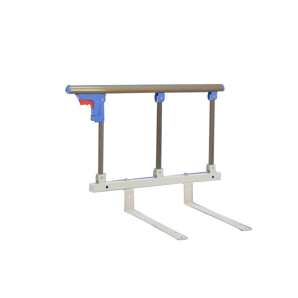 Barandilla De Cama Plegable Protector Lateral De Seguridad para Personas Mayores, Asa De Ayuda para Adultos Barandilla De Cama para Discapacitados Barra De Parachoques con Agarre De Metal pa