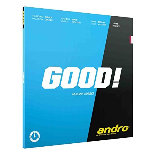 ANDRO Good Table Tennis Rubber Black