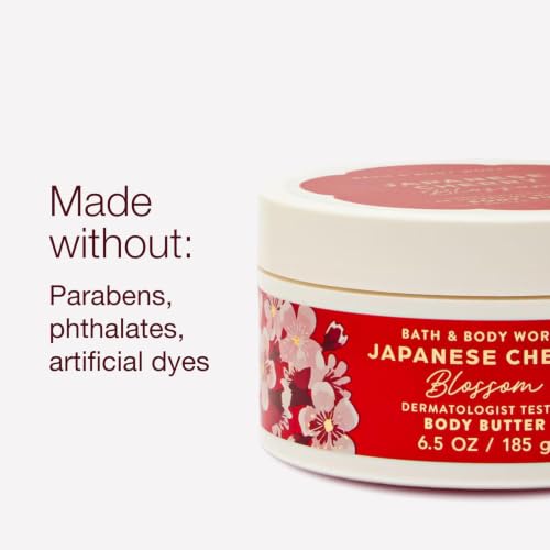 Bath & Body Works Body Butter, Japanese Cherry Blossom Scent | 48-Hour Moisture, Made with Shea Butter & Cocoa Butter, Dry Skin Defense & Nourishment, Luxurious Fragrance, Fast-Absorbing - image 8