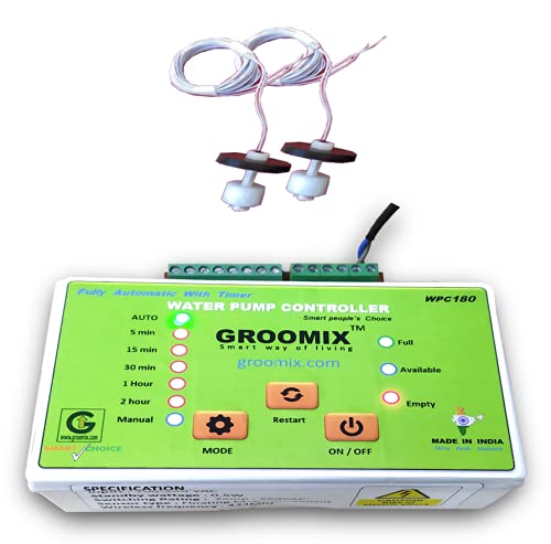 Fully Automatic Water Level Controller with Timer Control to Maximum Protect of Your Water Pump with 2pcs Floating Magnet sensors-image-15