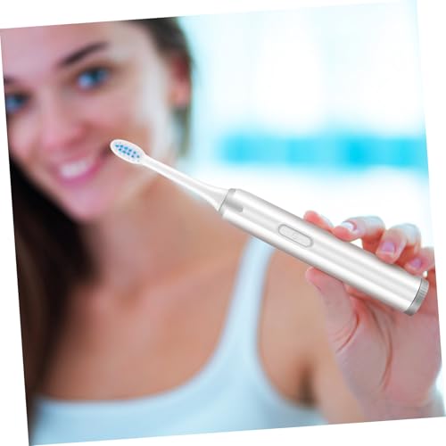 Beaupretty Kabellose Vibrationszahnbürste Mit Reiniger Für Zähne Mundreinigungsbürste Reinigerzahnbürste Für Erwachsene Mit Bürstenköpfen Für Alltag Und Reisen – Bild 7