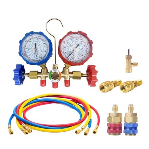 R410A R32 R134a R404A }jz[hQ[WZbg HVAC A/C Ⓚ [UT[rX z[Xt \ȃJv A_v^ ^bv\(Set C)