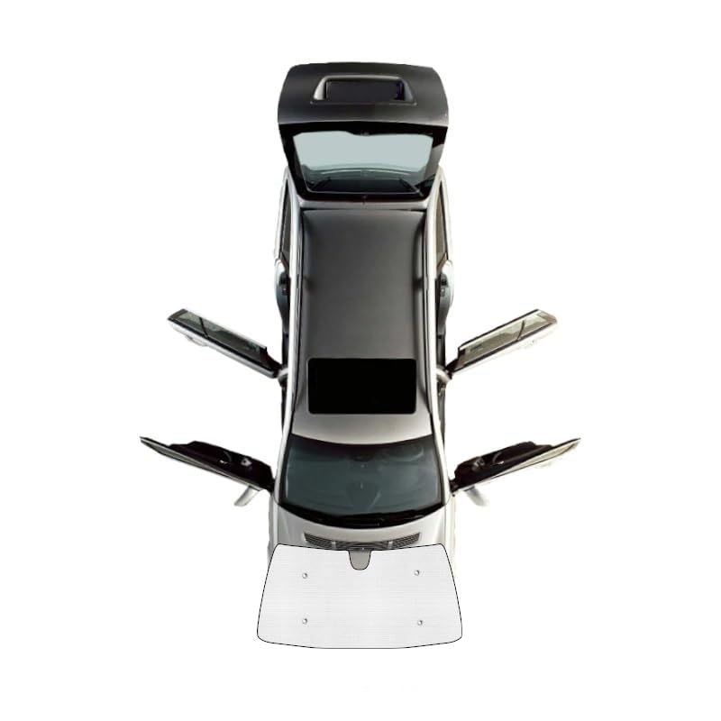 Auto Zonnescherm Voor Toyota Voor Highlander Voor Kluger XU70 2020-2023 Voor Achter Voorruit Side Window Cover Uv-bescherming Auto Zonneschermen Gordijn Auto Zonnescherm Schild(Front Rear 2pcs