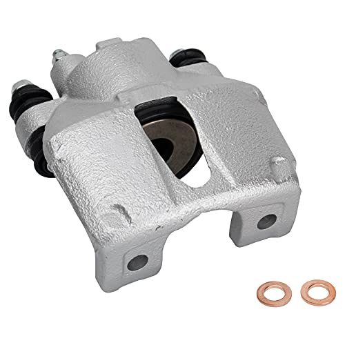 Image of TRQ Rear Brake Pad and Rotor Set Semi Metallic Calipers Hoses