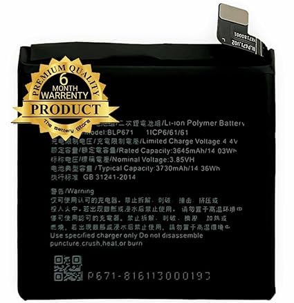 Image of Original BLP671 Battery for Oppo Find X / CPH1871, PAFM00 Battery with 6 Month Warranty**** (G0090)
