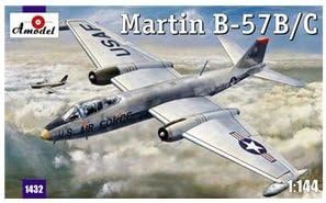 A Model From Russia Martin B-57B/C Aircraft Plastic Model Kit, 1/144 Scale
