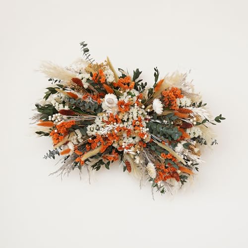 Arco decorativo boho para bodas con flores secas miniatura 5