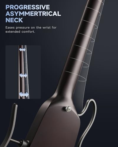 Donner EC6807 Hush-X Electric Guitar Kit - Featherlight Headless Guitar, Great For Travel And Practice thumb #6