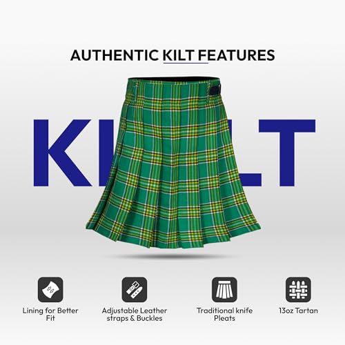 Image of Authentic Scottish Men's Tartan Kilts - Highland Light Weight Value Kilt | Embrace Your Heritage with Comfort
