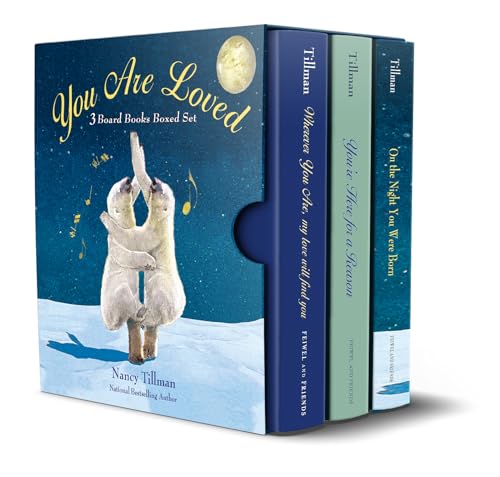 You Are Loved: Nancy Tillman 3 Board Books Boxed Set: On the Night You Were Born, You're Here for a Reason, and Wherever You Are, My Love Will Find You Cover
