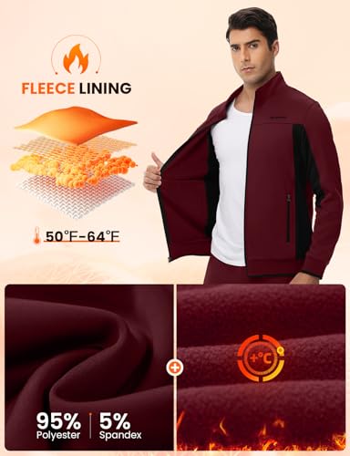 Rdruko Men's Fleece Tracksuit Sweatsuit 2 Piece Set Warm Up Jogging Track Sweat Suits for Men3