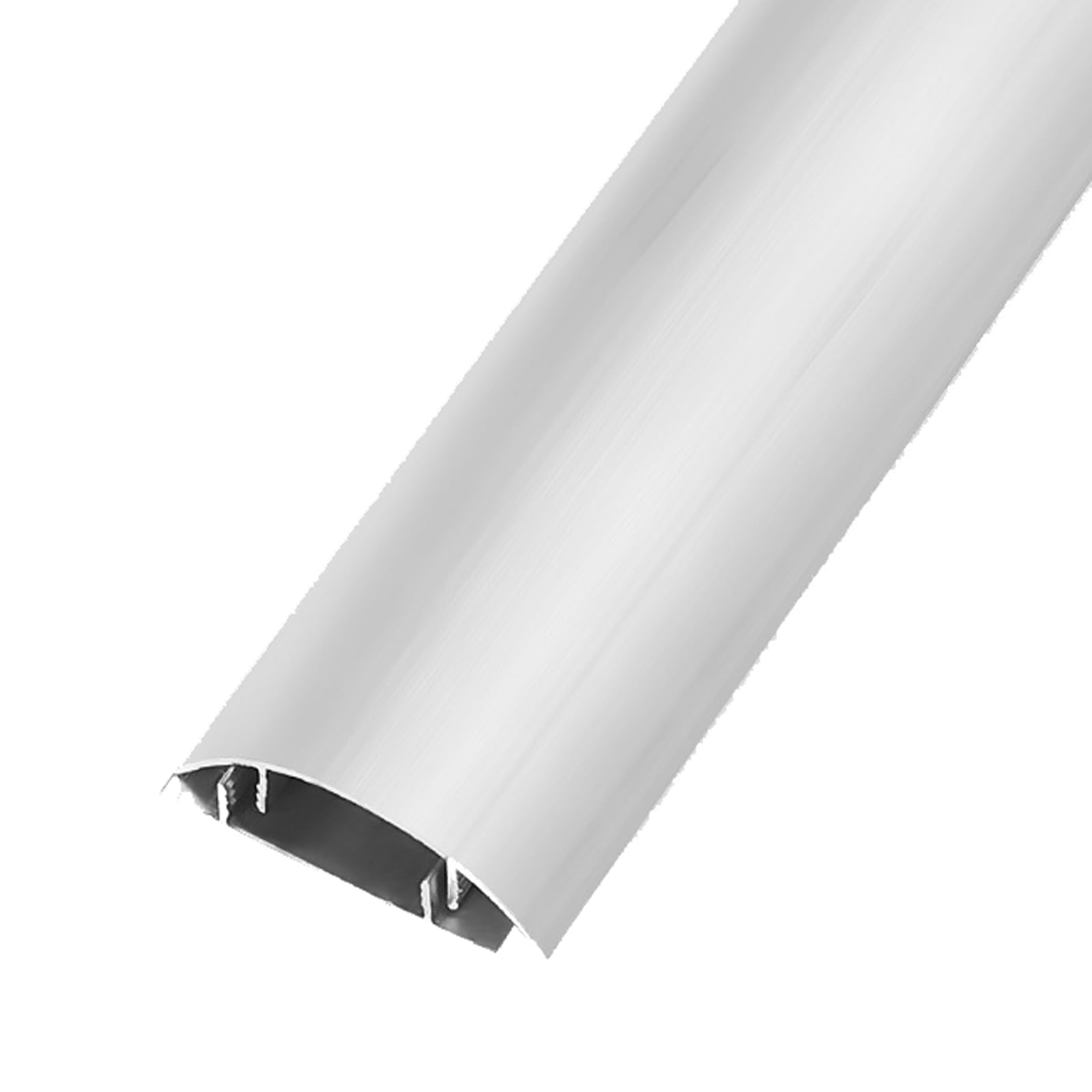 Canalina passacavi, Copertura Cavi semicircolare, Copertura Cavi per Parete, Canalina di Gestione Cavi, Protezione Cavi di Terra, Verniciabile, Facile da installare, Robusto, per scrivanie d