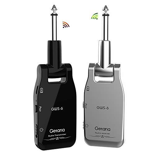 Getaria Guitarra Inalámbrico 2.4GHz Receptor Transmisor Sistema Inalambrico para Guitarra Electrica