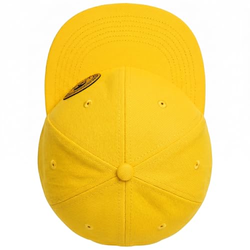 Image of Flat Brim Hats for Men - Gothic Style Skull Hat Leather Pattern - Hip-Hop Snapback Hat Skeleton Hats for Men