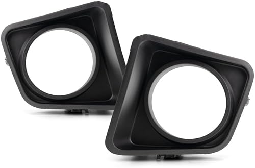 Para Toyota Tundra 2014-2021 - Bisel de luz antiniebla para el lado del conductor y del pasajero par delantero plástico Reemplazo para TO1038175