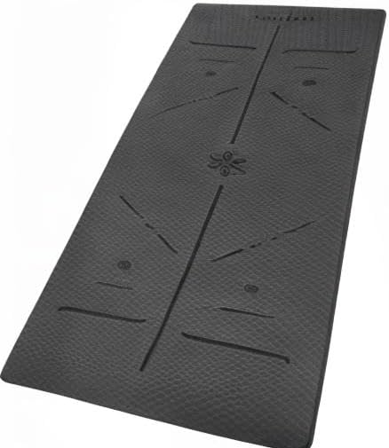 Miniatura 7 de Ewedoos Esterilla de yoga ecológica con marcas de alineación TPE esterilla de yoga antideslizante caliente esterilla de yoga gruesa de 14 pulgadas