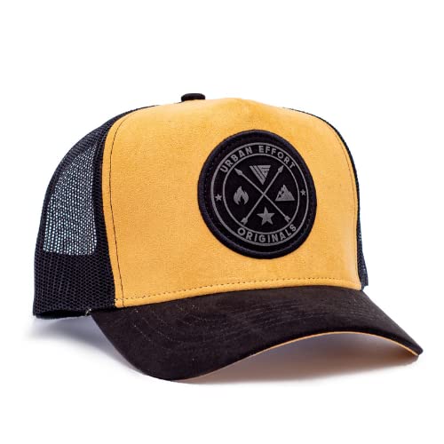 Urban EffortUrban Effort Mesh Back Cap - for Men and Women Baseball Hat 5-Panel Trucker Hat - Great Snapback Closure for Hunting & Hiking