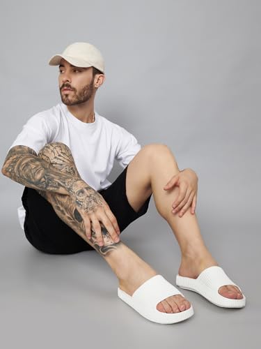Image of ENDEAVOUR WEAR Men's Super Soft Sliders /Slippers With Soft Cushioned Rubber | Comfortable And Light Weight | Flip Flops