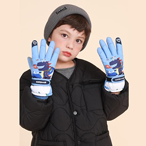 Guantes de invierno gruesos W2 contra el frío y las manos mojadas en niños 6