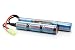 Tenergy 8.4V Airsoft Battery 1600mAh NiMH Nunchuck Battery w/ Mini Tamiya Connector Stick Shape Butterfly Battery for Airsoft Gun M4 Rifles