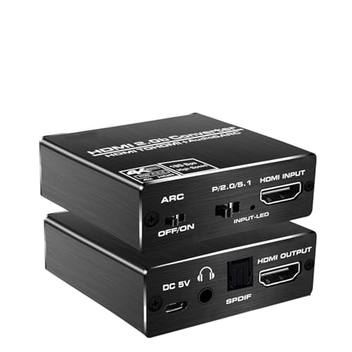 ARC 2.0 GNXgN^[ 4K 120 RGB8:8:8 HDR Xvb^[ Ro[^[  TOSLINK SPDIF 7.1(ZY-HA001)