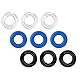 Jerbro 10 Stück Wasserdicht Silikon Super Stretch Penisringe Cockringe Zufällige Farbe, Verzögerung der Ejakulation und längere Erektion - Pleasure Ring Sexspielzeug für Männer