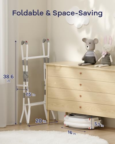 Image of AVIDOR 2-in-1 Baby Bathtub with Stand for Newborn and Infants, Foldable Baby Bath Tub, Baby Shower Gifts for New Parents, Gray